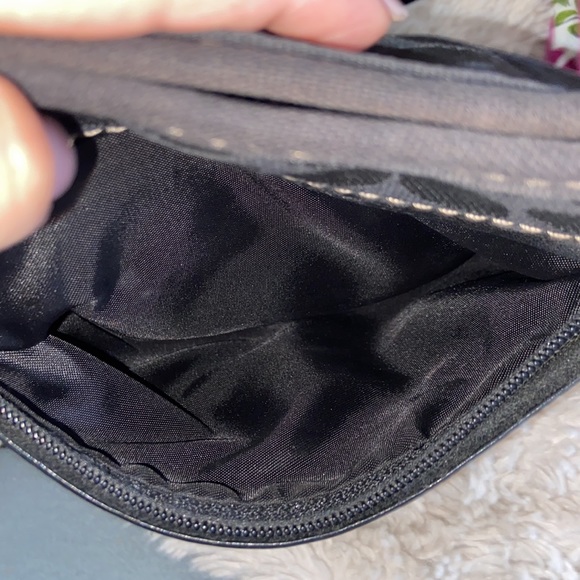 Fossil & Vera Bradley 2 crossbody black canvas and floral print EUC - Picture 13 of 16